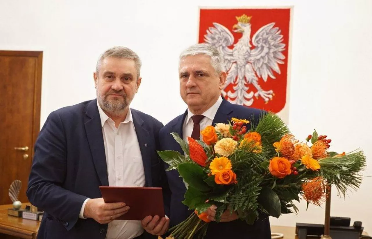 Jan Krzysztof Ardanowski i Jan Białkowski,  nowy podsekretarz stanu w Ministerstwie Rolnictwa i Rozwoju Wsi ()