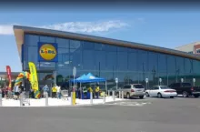 Lidl w miejscowości Greenville (fot. By DoulosBen - Own work, CC BY-SA 4.0)