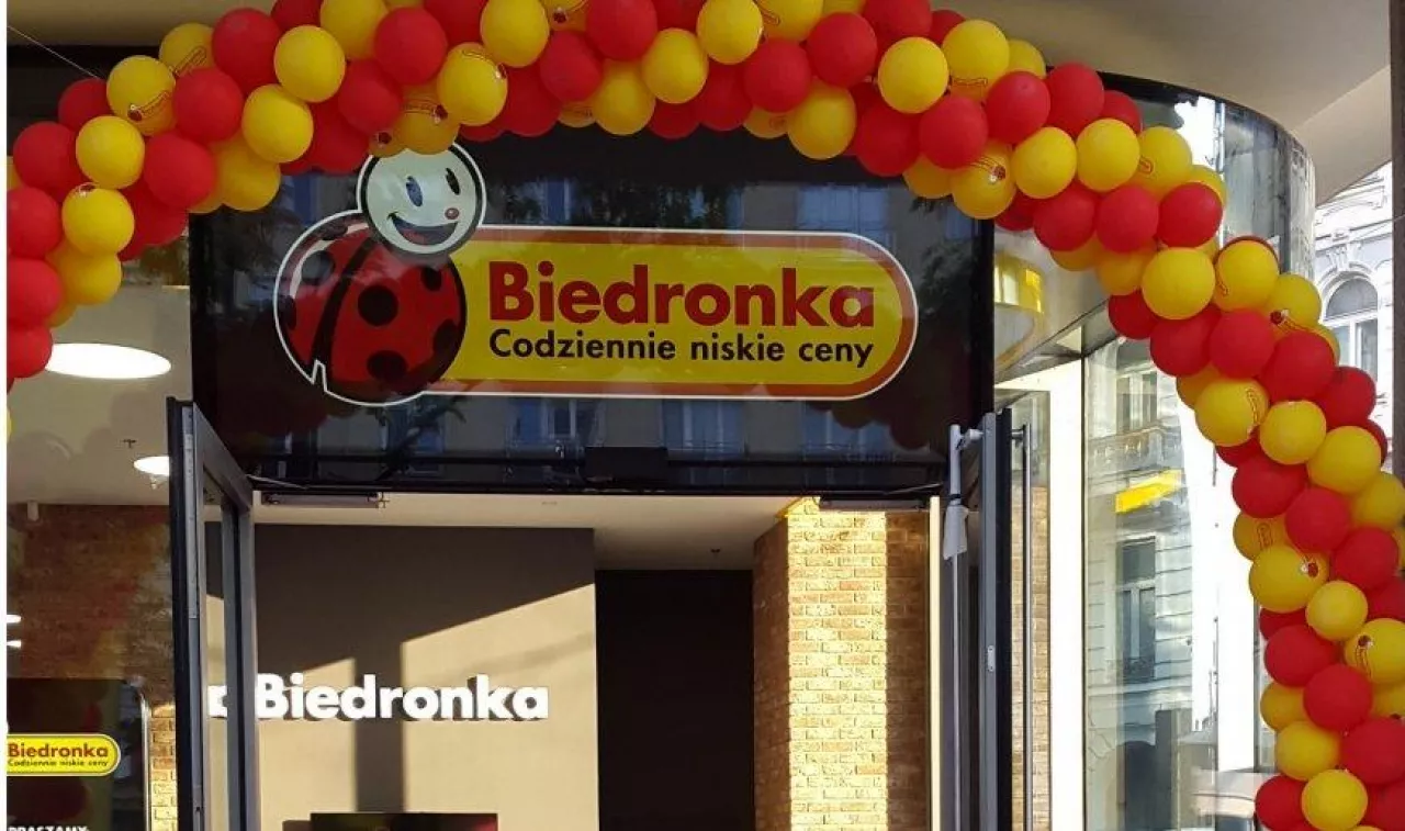 Na zdj. otwarcie sklepu Biedronka w centrum Warszawy (fot. wiadomoscihandlowe.pl)