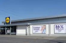 Market Lidl w Łodzi, ul. Nowe Sady, źródło: Archiwum Wiadomości Handlowych (fot. Konrad Kaszuba)