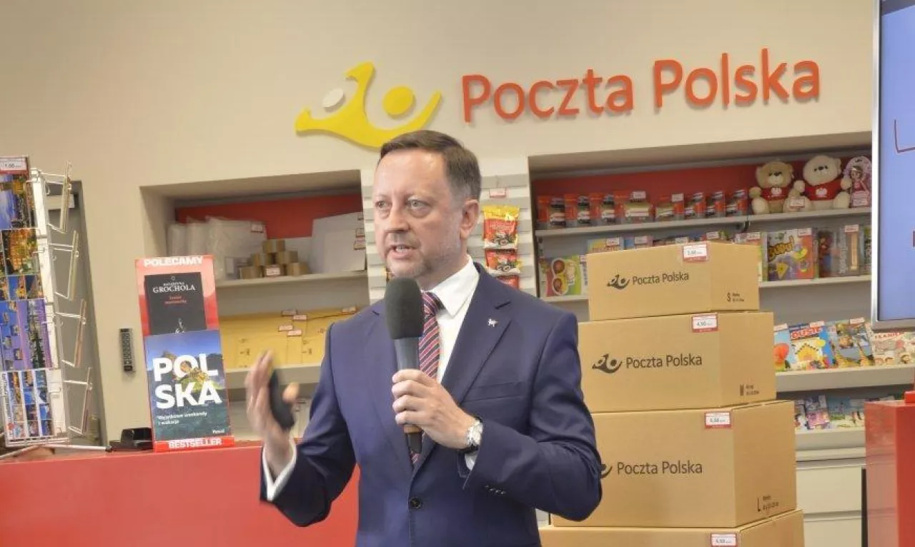 Grzegorz Kurdziel, wiceprezes ds. sprzedaży w Poczcie Polskiej (fot. materiały prasowe, Poczta Polska)