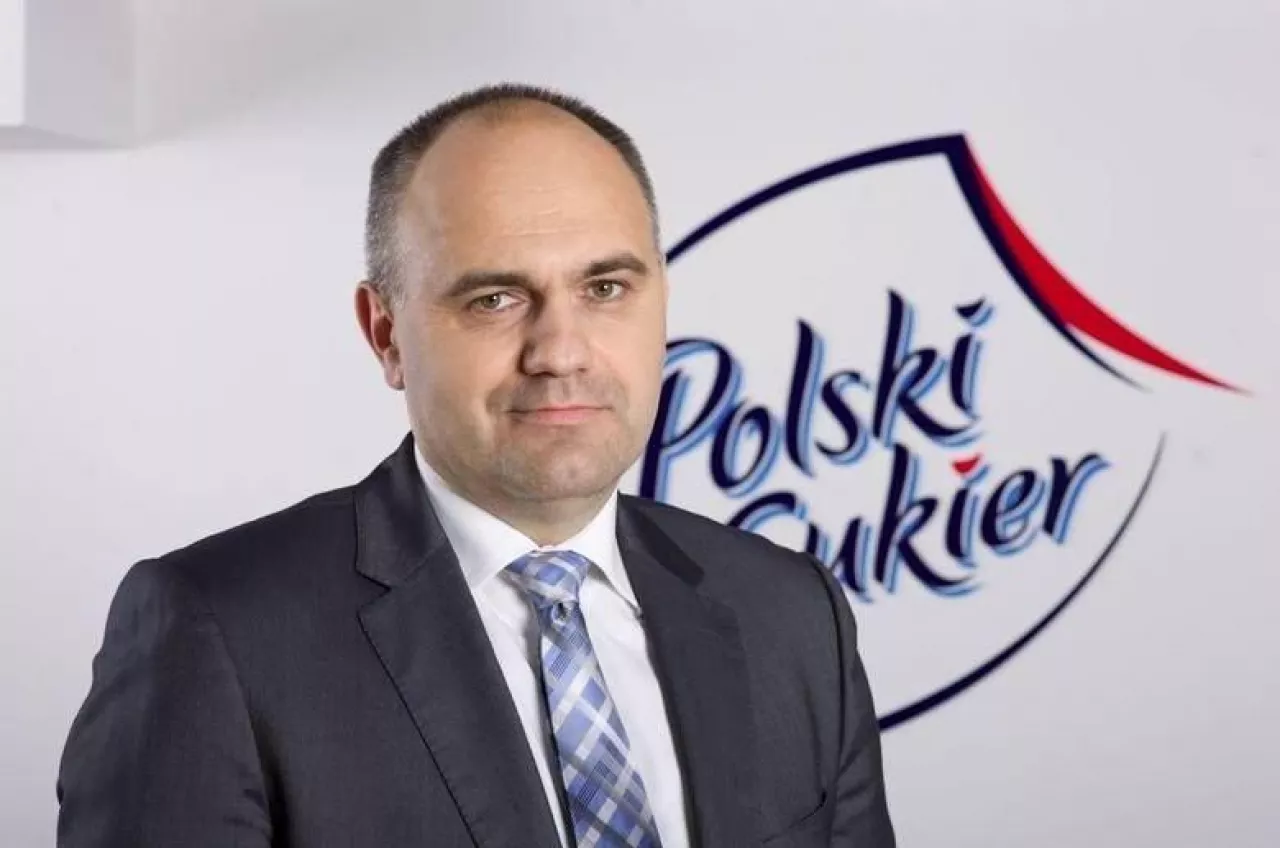 Marek Dereziński, członek zarządu Krajowej Spółki Cukrowej. (KSC)