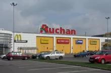 Hipermarket Auchan, CH Tulipan, Łódź, Al. Piłsudskiego, źródło: Archiwum Wiadomości Handlowych (fot. Konrad Kaszuba)