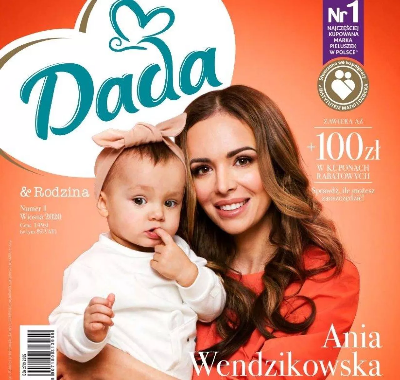 Fragment okładki magazynu Dada&amp;Rodzina dostępnego w Biedronce (JPM)