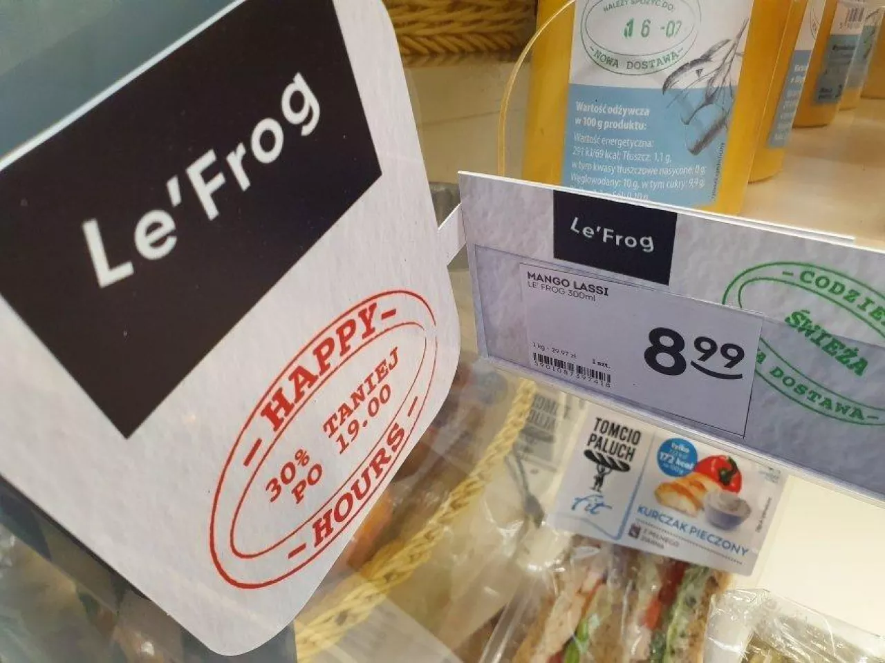 Produkty marki Le‘Frog aktualnie dostępne są w 22 sklepach sieci Żabka (fot. wiadomoscihandlowe.pl)