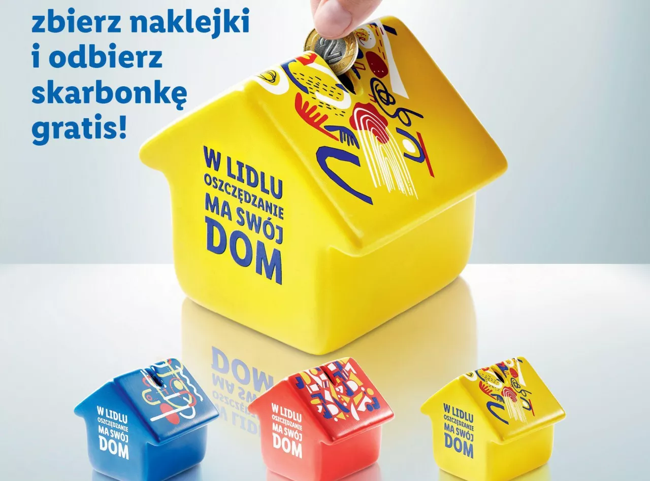 Lidl Polska rusza z akcją „W Lidlu oszczędzanie ma swój dom” (Lidl Polska)