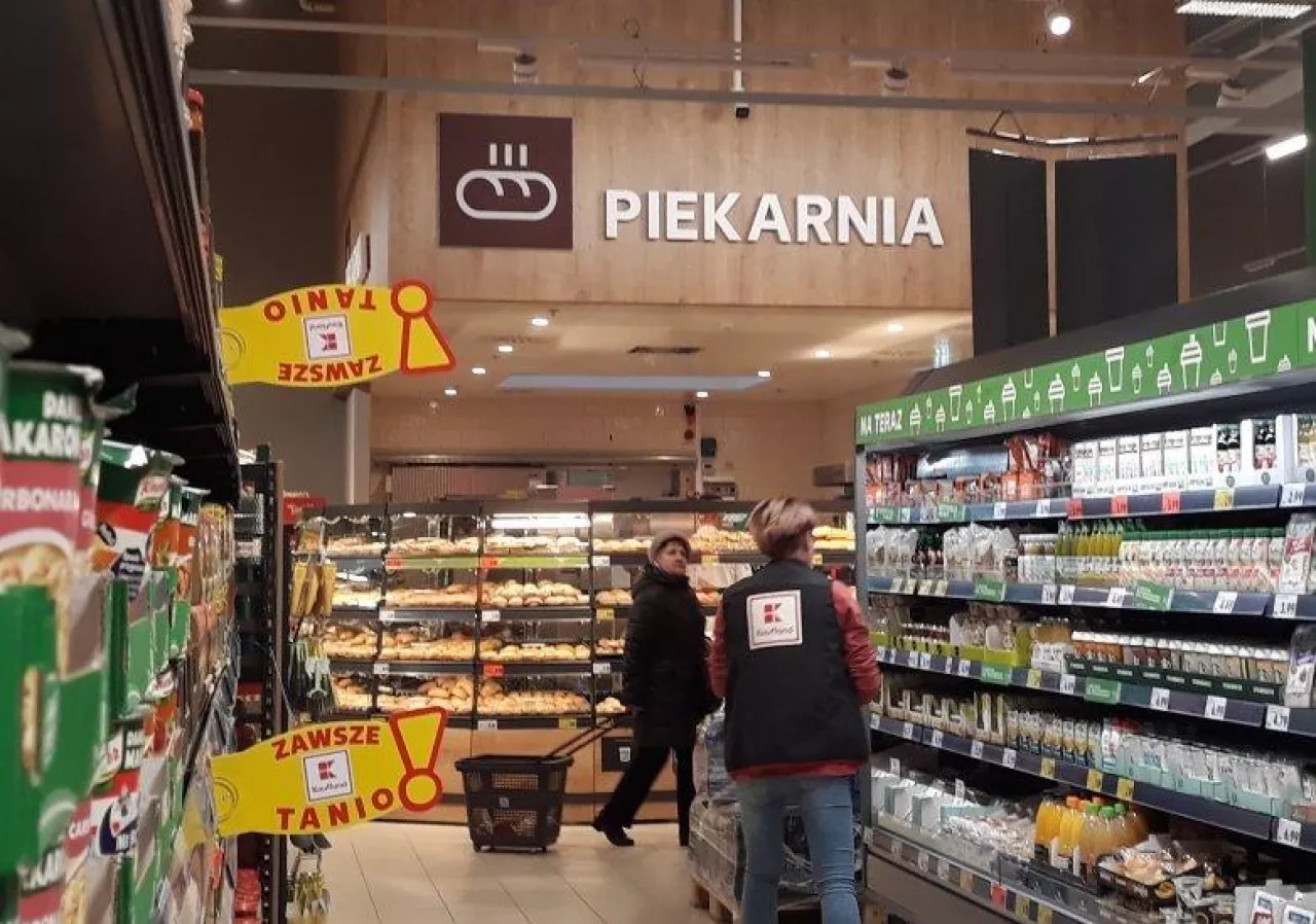 Piekarnia w sklepie Kaufland w Parku Handlowym Piast w Piastowie (wiadomoscihandlowe.pl/MG)