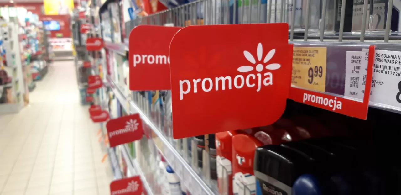 Promocja w supermarkecie sieci Stokrotka (wiadomoscihandlowe.pl)