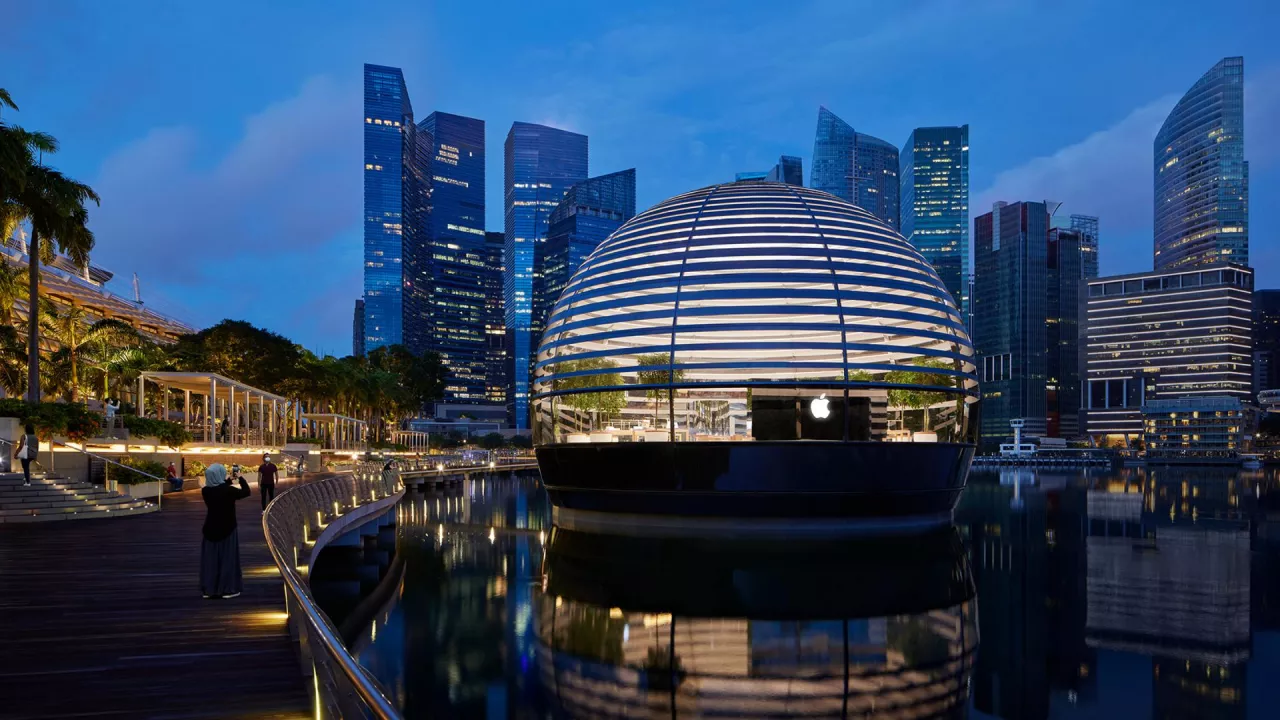 App Store Marina Bay Sands w Singapurze (fot. apple.com/newsroom)