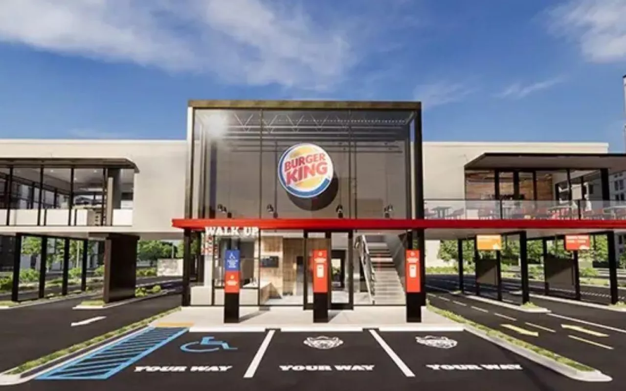 Restauracja Burger King zaprojektowana na czasy pandemii (Burger King)