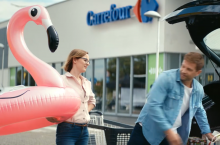 Carrefour wprowadza nową usługę Carrefour Sprint (fot. Carrefour, za: YouTube)