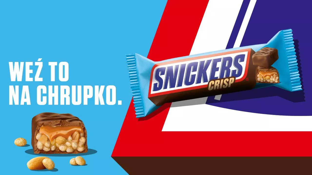 Kampania Snickers Crisp (materiały prasowe)