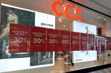 Witryna sklepu CCC w CH Reduta w Warszawie przed podpisaniem porozumienia z galerią handlową (wiadomoscihandlowe.pl/MG)