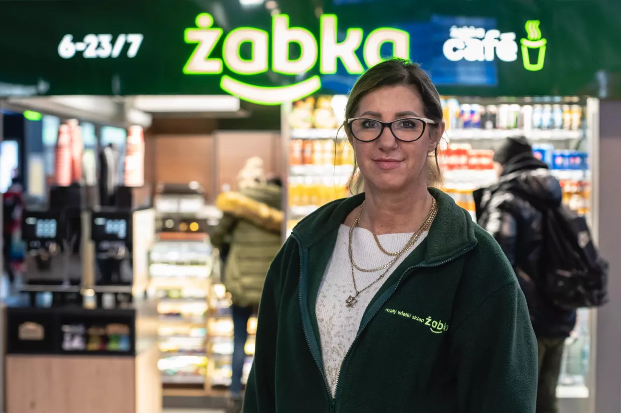 Barbara Napierała prowadzi dwa sklepy Żabka w Poznaniu (Barbara Napierała franczyzobiorca Żabki z Poznania)