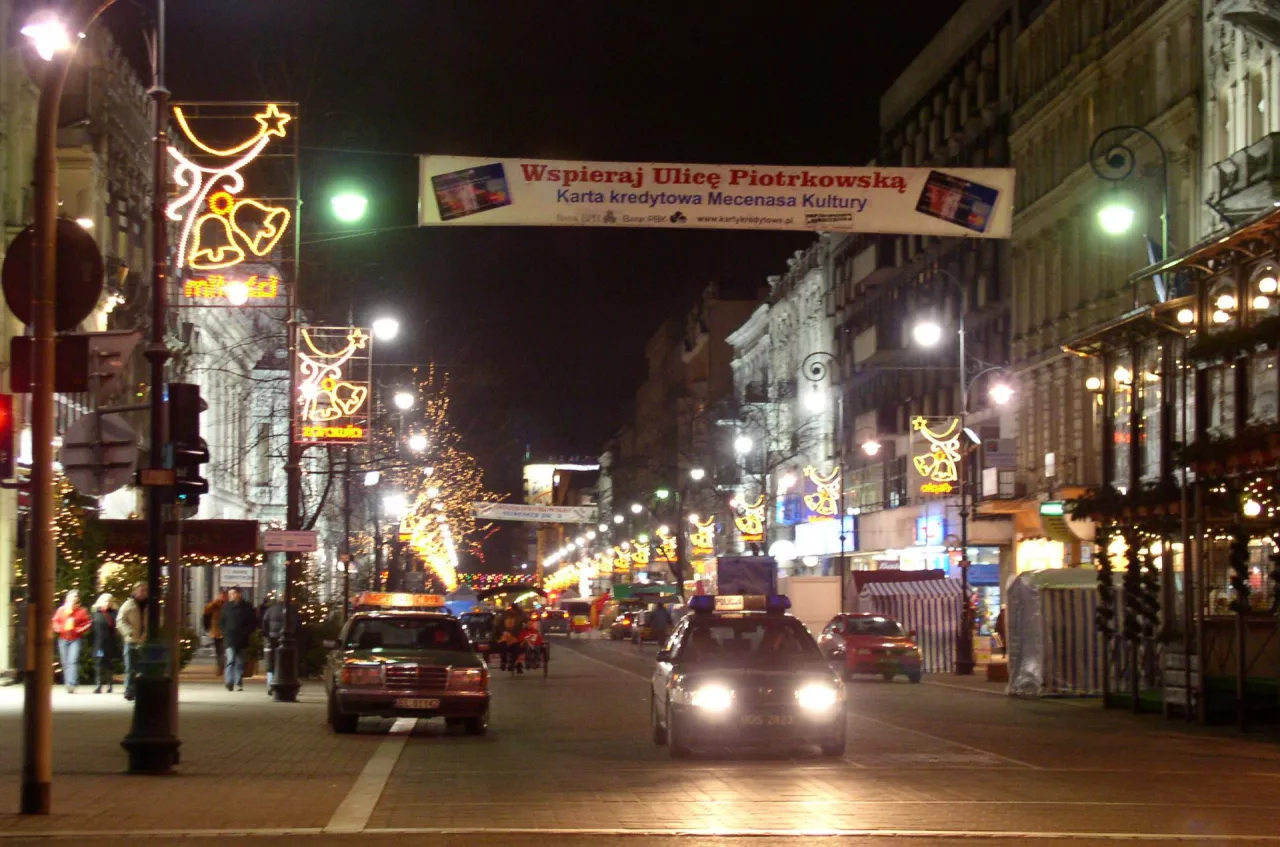 Ulica Piotrkowska w Łodzi (Fot. KK)