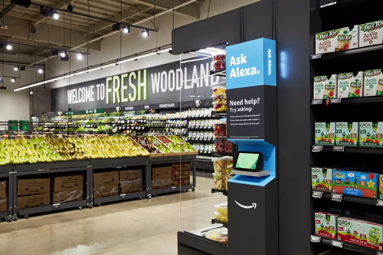 Sklep Amazon Fresh stworzony przez koncern Amazon i sieć Whole Foods Market (Amazon)