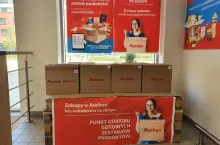 Punkt odbioru zakupów z Auchan Direct w sklepie Auchan Supermarket w Warszawie (fot. wiadomoscihandlowe.pl)