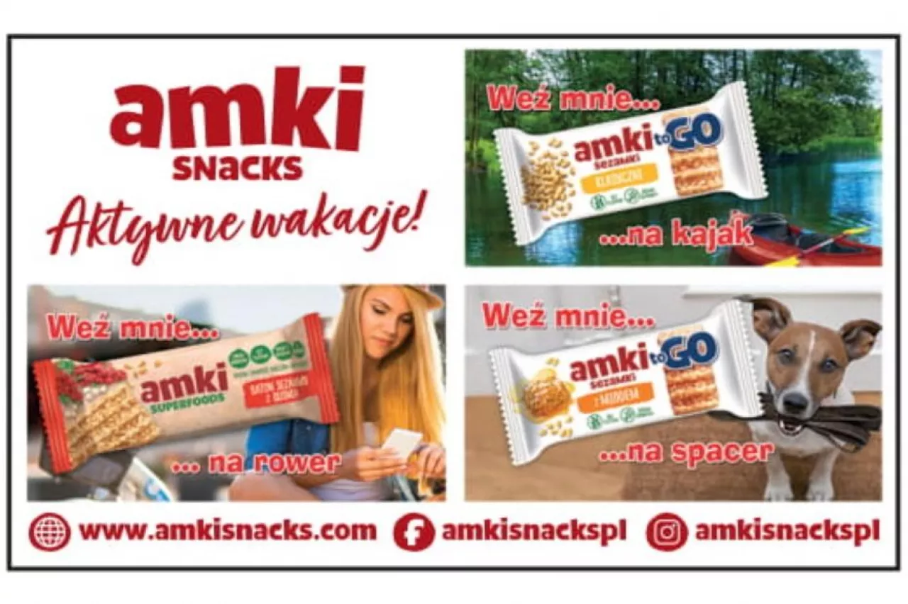 Kampania Aktywne wakacje z Amki Snacks (materiały prasowe)