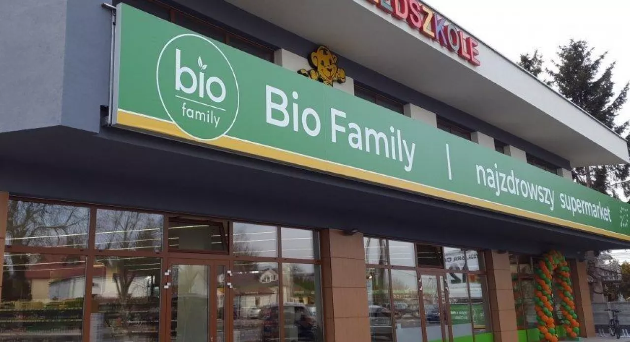 Na zdj. sklep Bio Family Supermarket (fot. wiadomoscihandlowe.pl)