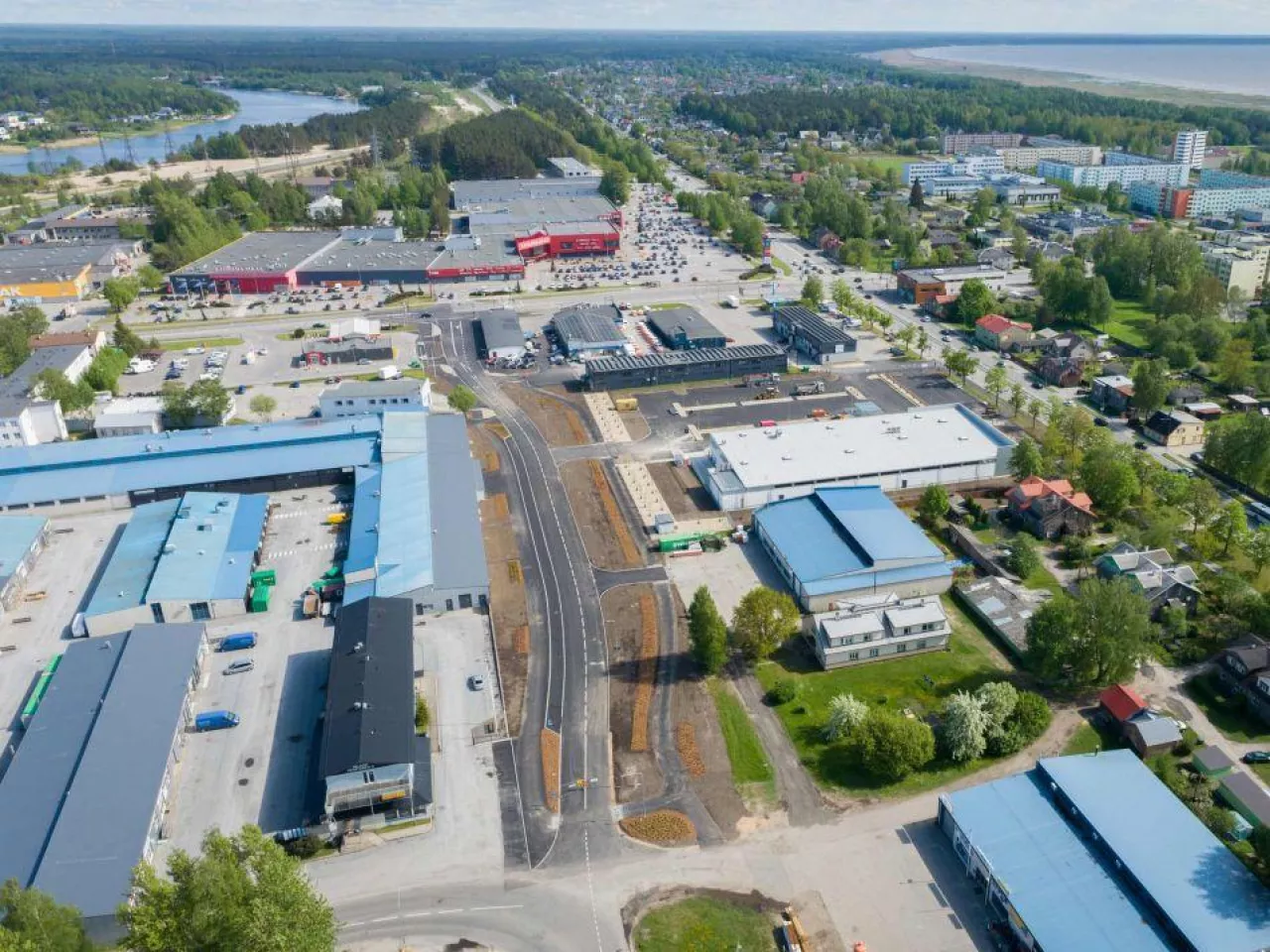 Nowy odcinek drogi w Estonii, którą współfinansował Lidl (Lidl Estonia)
