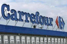 Carrefour logo, źródło: Archiwum Wiadomości Handlowych (fot. Konrad Kaszuba)