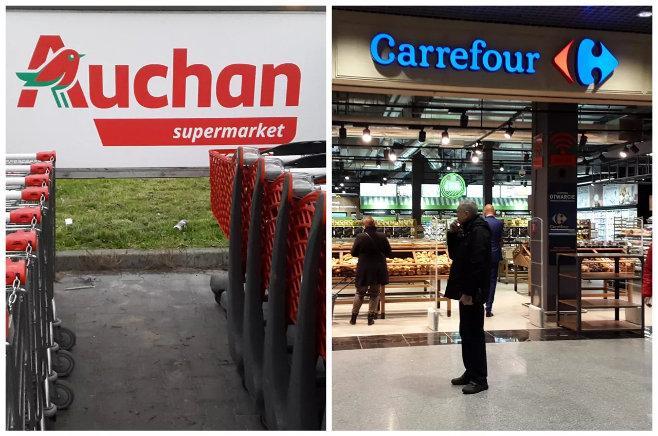 Czy Carrefour i Auchan zewrą szeregi? (fot. wiadomoscihandlowe.pl)