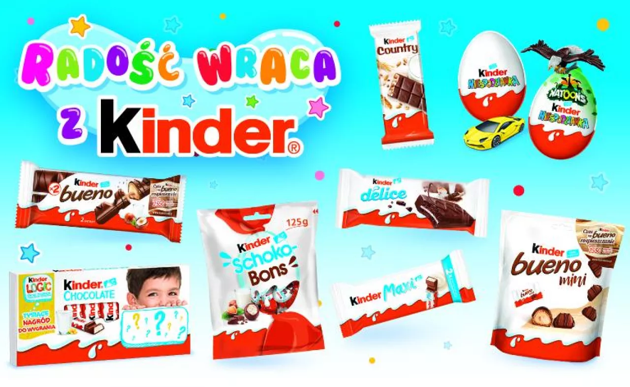 Na wielbicieli produktów marki Kinder czekają nowe promocje (materiały prasowe)