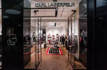 Karl Lagerfeld w Galerii Mokotów (fot. Galeria Mokotów)