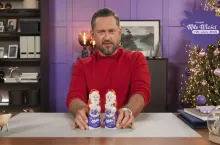 Marcin Prokop w świątecznej kampanii Milki (materiały prasowe)