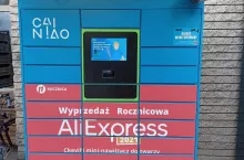 Automat paczkowy AliExpress/Cainiao (fot. wiadomoscihandlowe.pl/AK)