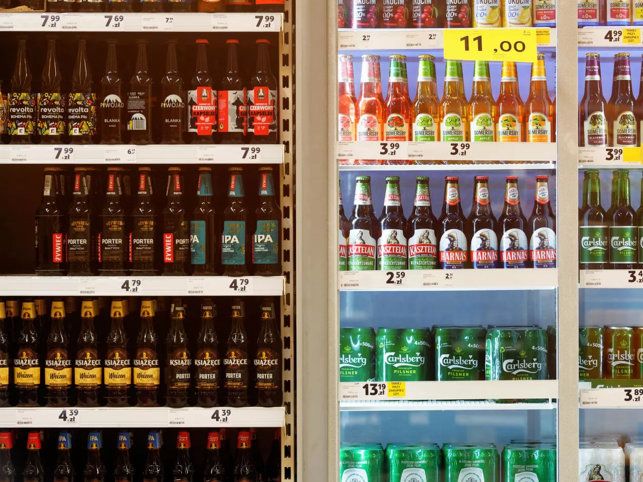 Średnia cena piwa rośnie przeciętnie o 20 gr/rocznie (fot. Łukasz Rawa/wiadomoscihandlowe.pl)