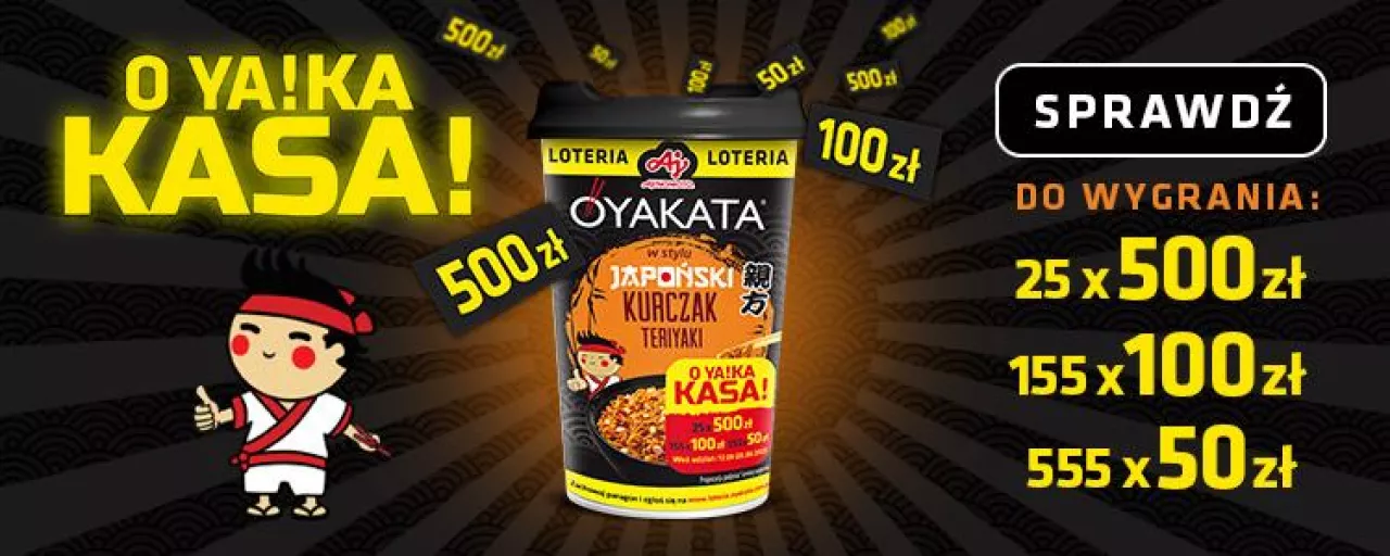 Kampanii marki Oyakata towarzyszy pierwsza w jej historii loteria konsumencka (materiały prasowe)