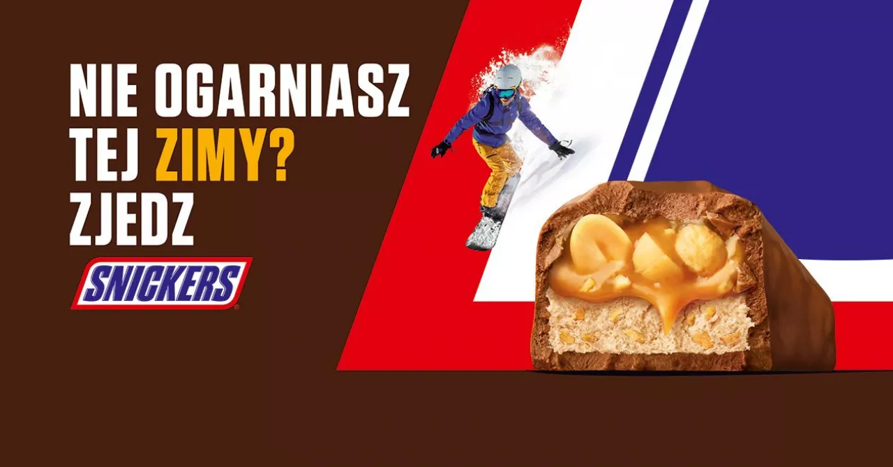 Przez cały rok firma Mars Wrigley będzie wspierać reklamowo najnowszy wariant batona Snickers (materiały prasowe)