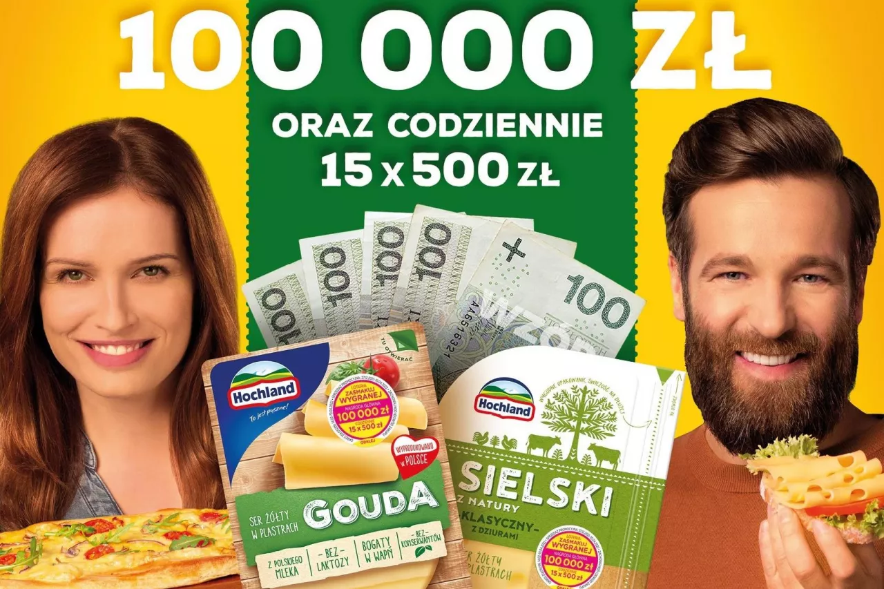 Loteria promująca sery żółte Hochland potrwa prawie dwa miesiące (materiały prasowe)