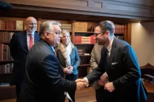 Spotkanie prezesa zarządu PKN Orlen Daniela Obajtka z premierem Węgier Victorem Orbánem (materiały prasowe)