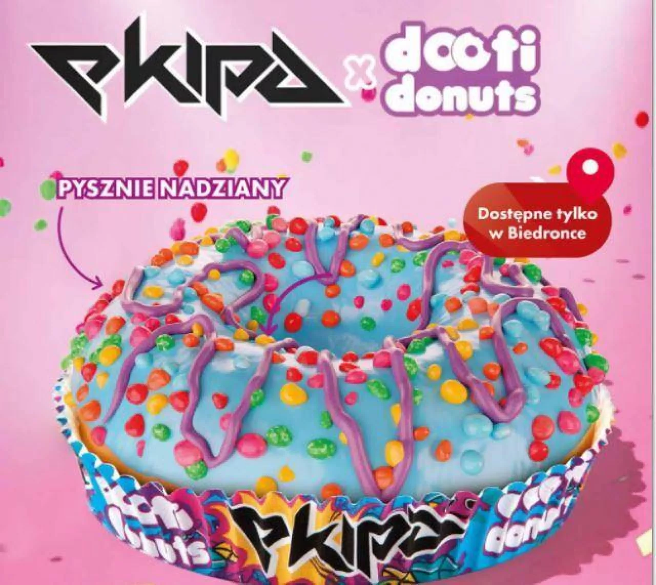 Donuty Ekipy Friza w sklepach Biedronka (fragment gazetki) (Biedronka)