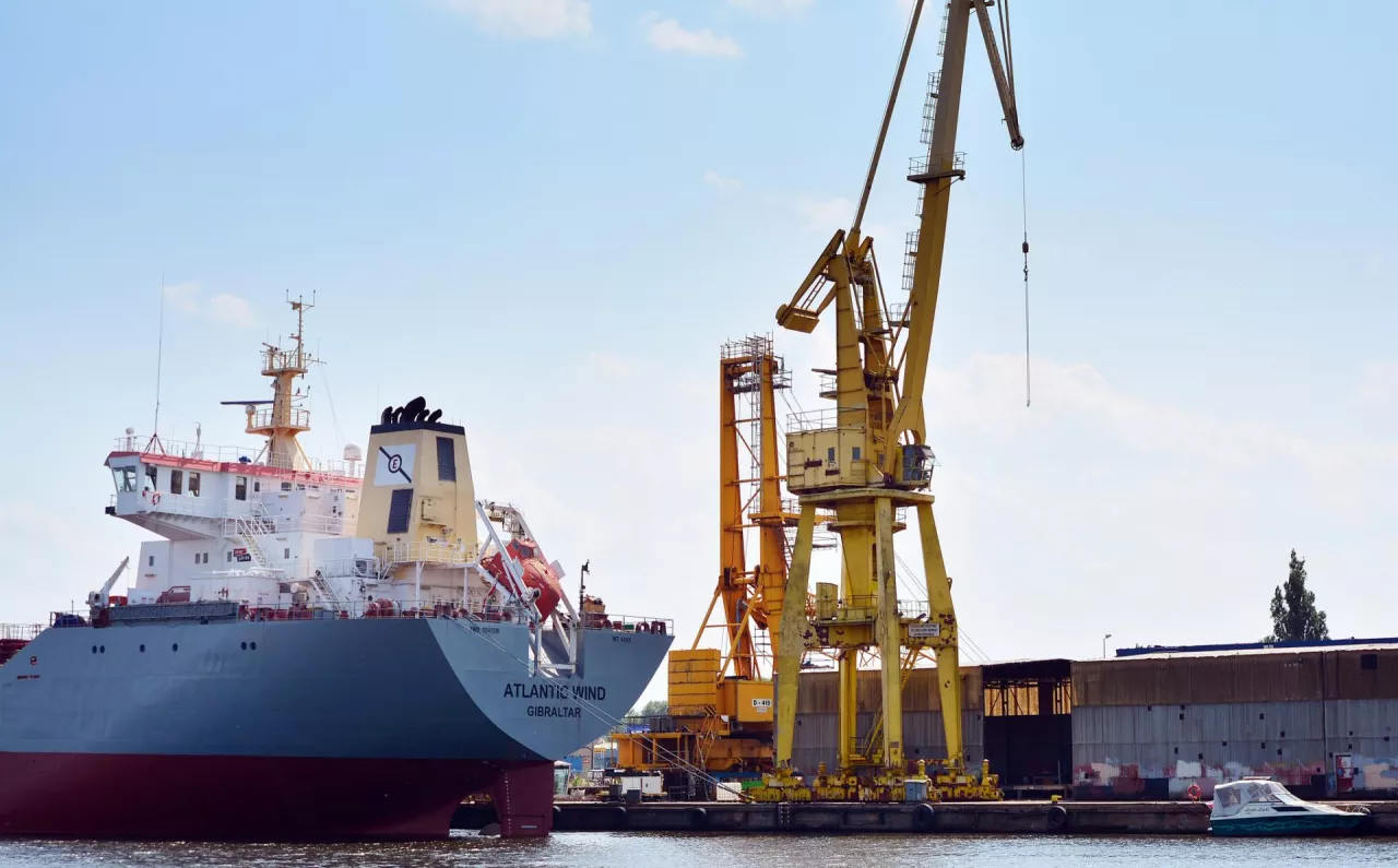 Port w Szczecinie, rozładunek cargo (Shutterstock)