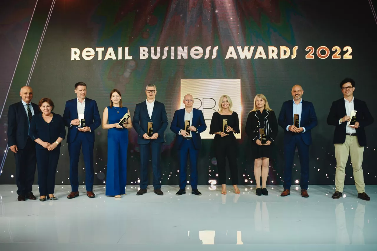 Laureaci nagród Retail Business Awards 2022 (fot. wiadomoscihandlowe.pl)