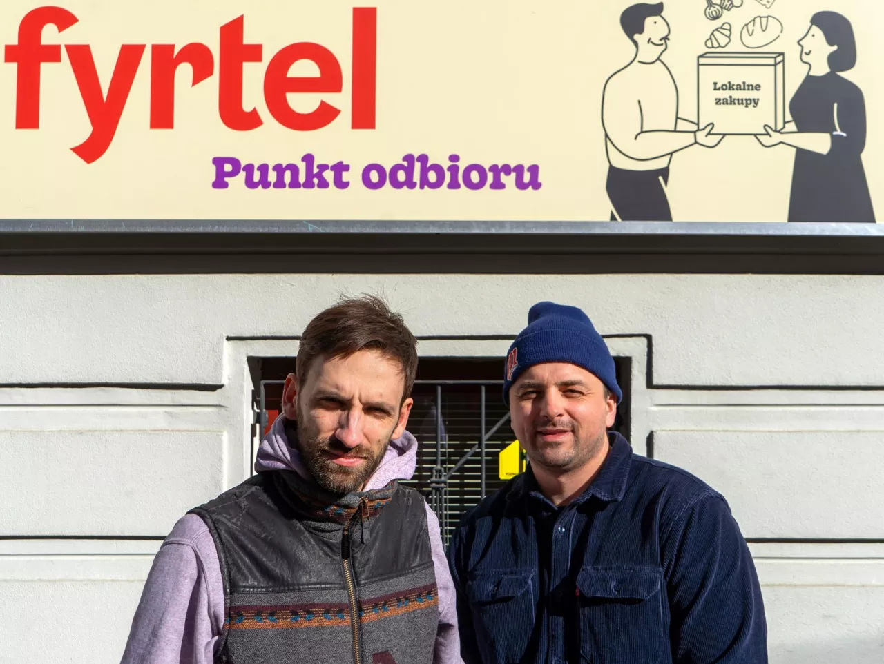 Michał Łogwiniuk i Paweł Głogowski, założyciele Fyrtel Market (mat. prasowe)