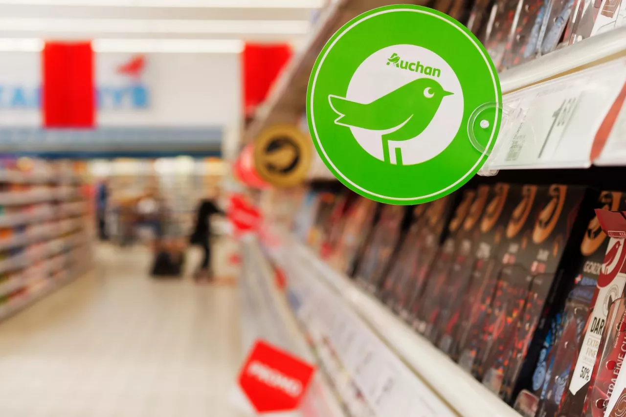 Auchan najtańszą siecią sklepów spożywczych w Polsce, według badania ASM (fot. Łukasz Rawa/wiadomoscihandlowe.pl)