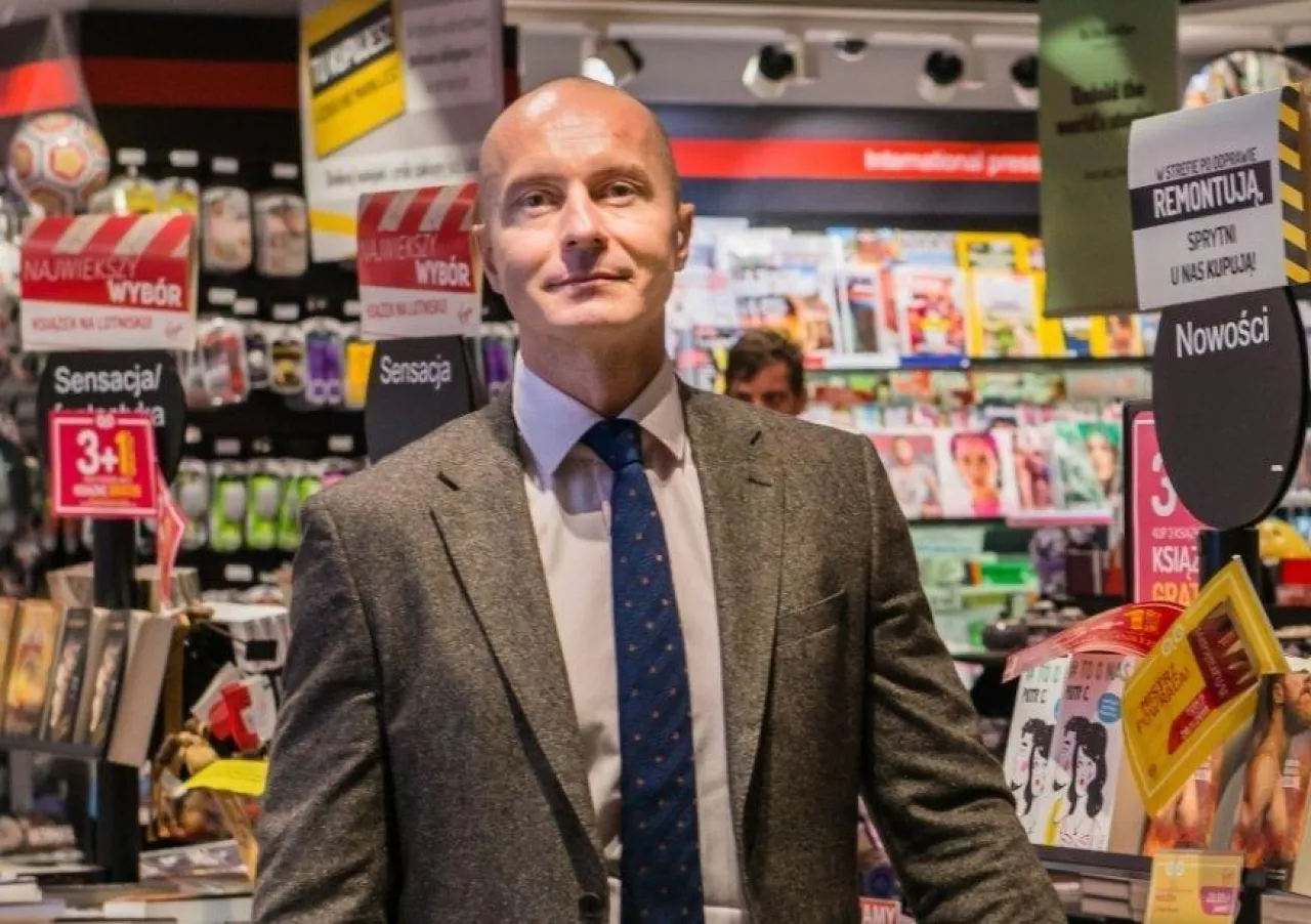 Dariusz Sinkiewicz, dyrektor zarządzający Travel Essentials w Lagardère Travel Retail Polska i dyrektor generalny Inmedio (fot. mat. prasowe)