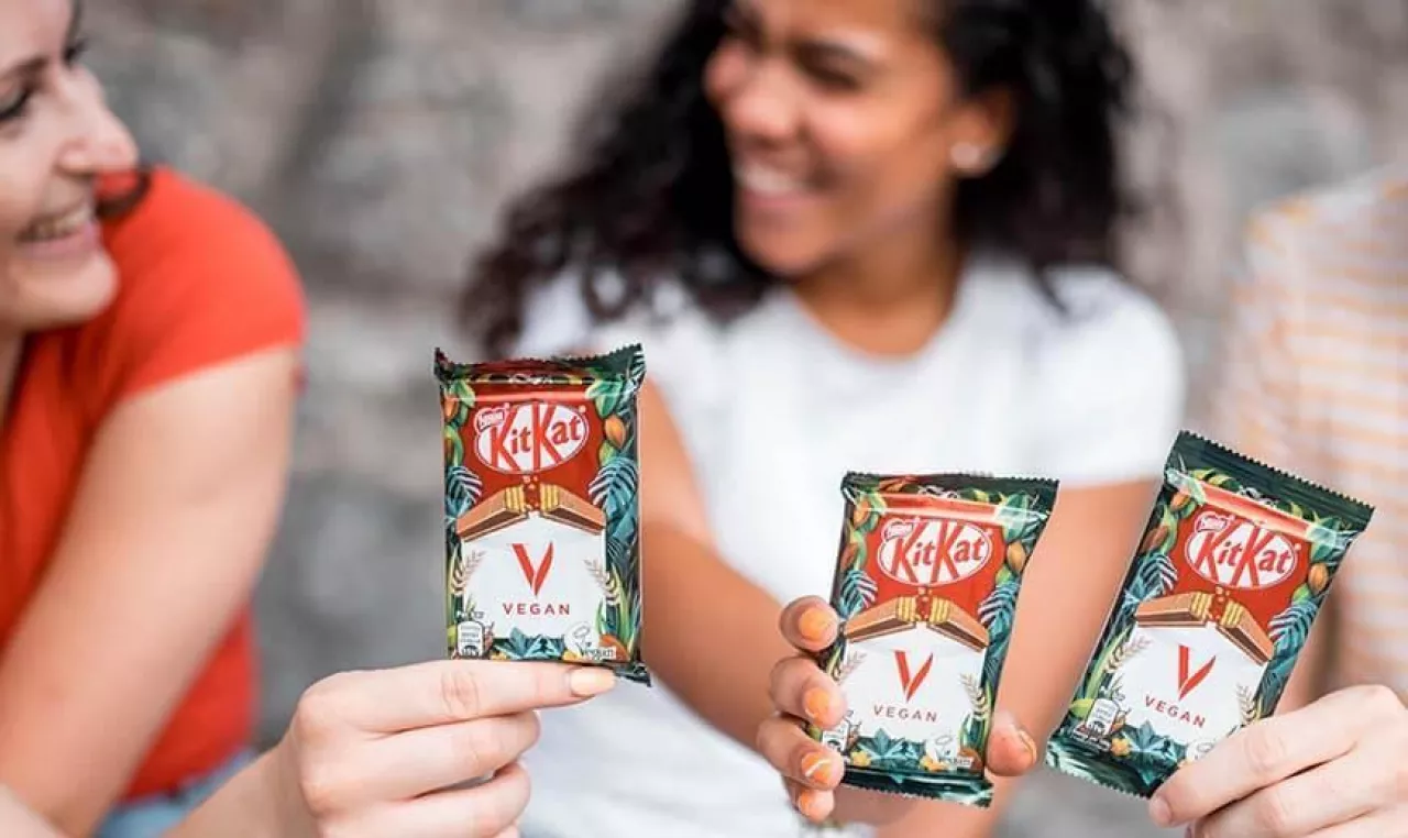 Wegańskie Kitkat V wchodzą do szerokiej oferty Nestle (mat. prasowe)