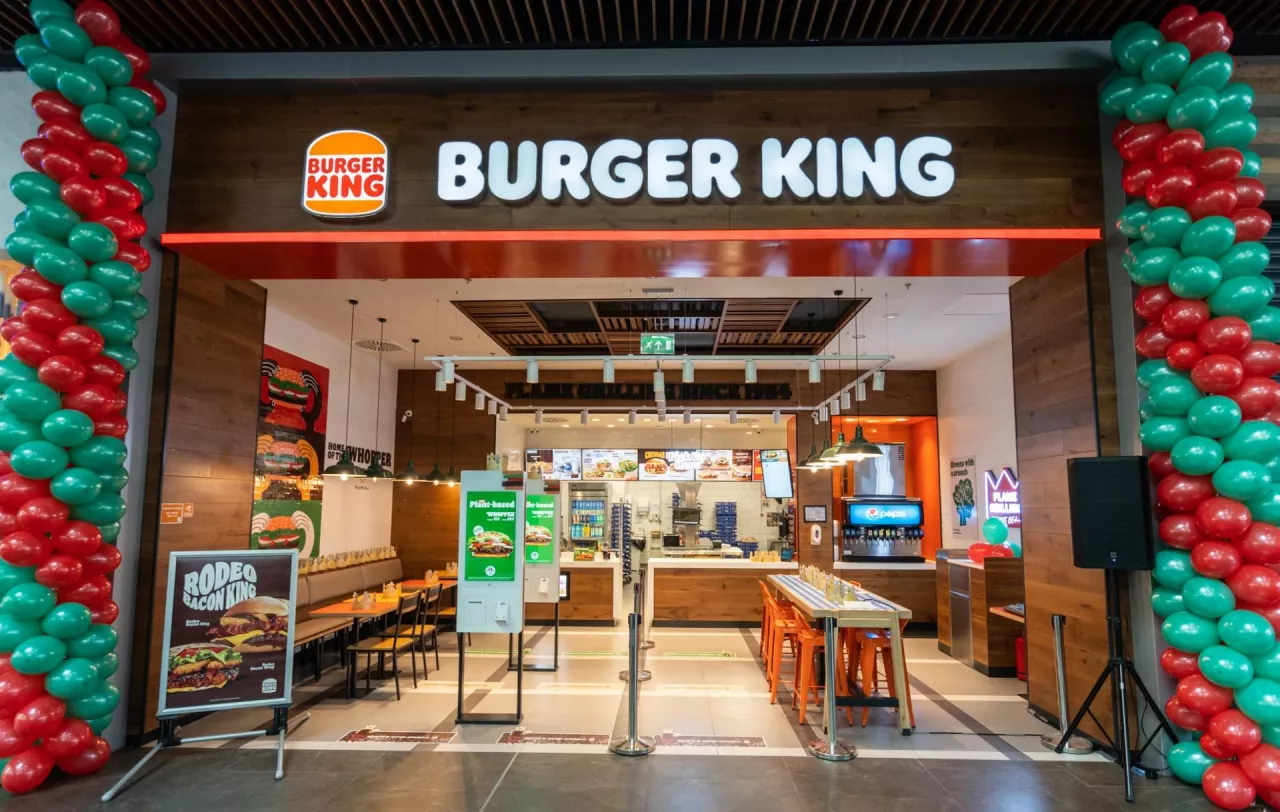 Restauracja Burger King należąca do AmRest (AmRest)