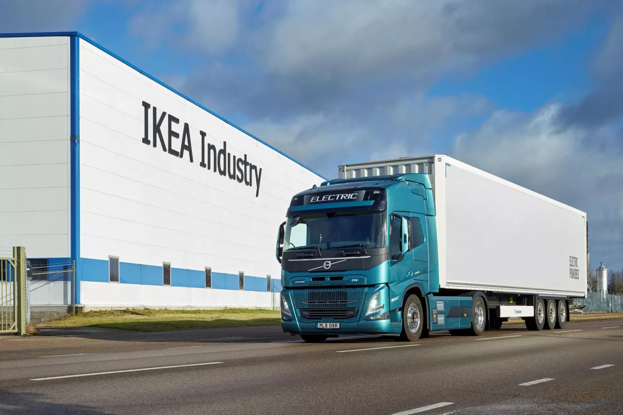 Elektryczna ciężarówka IKEA (mat. prasowe)