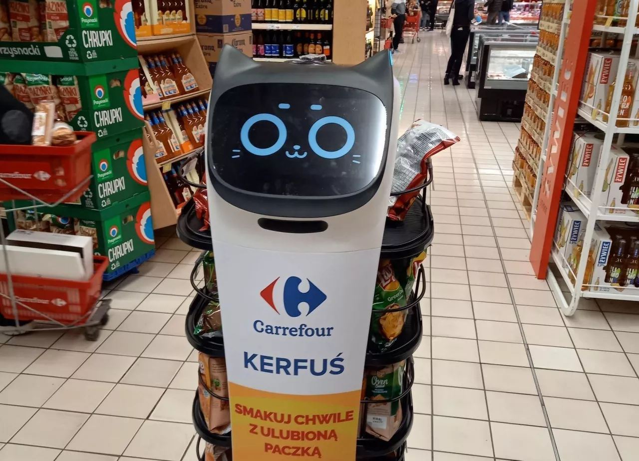 Robot Kerfuś w Carrefourze (Pepsico)