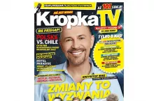 Fragment okładki tygodnika ”Kropka TV” dostępnego w sklepach Biedronka (kropkatv.pl)
