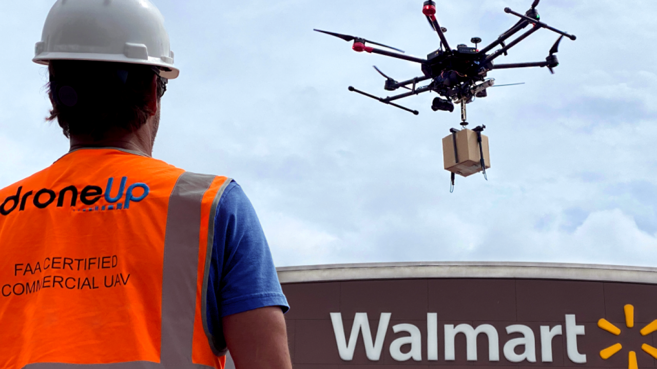 Walmart dostarcza lekkie produkty spożywcze dronami