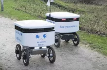 Robot autonomiczny dowożący zakupy ze sklepów Carrefour (www.youtube.com)