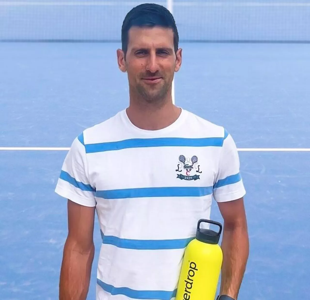 Novak Djoković ambasadorem marki z branży napojowej. Promuje zaprzestanie używania jednorazowych butelek (materiały prasowe)