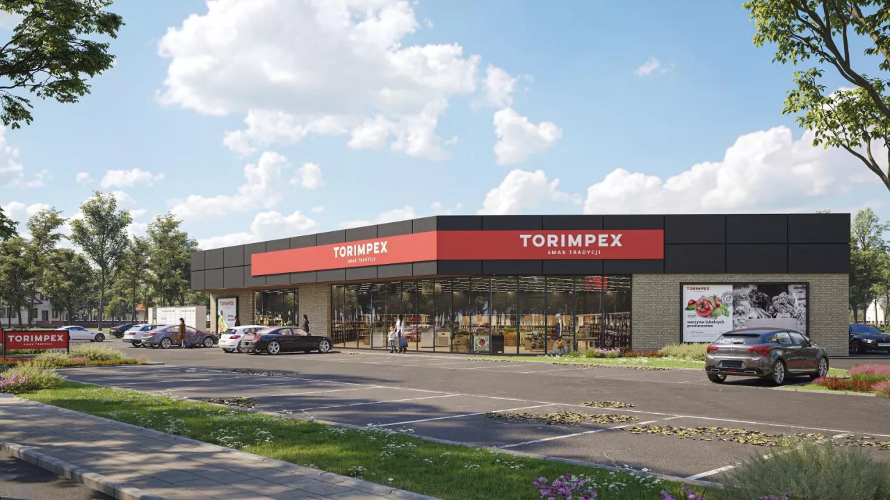Wizualizacja nowego sklepu sieci Torimpex (fot. Torimpex)